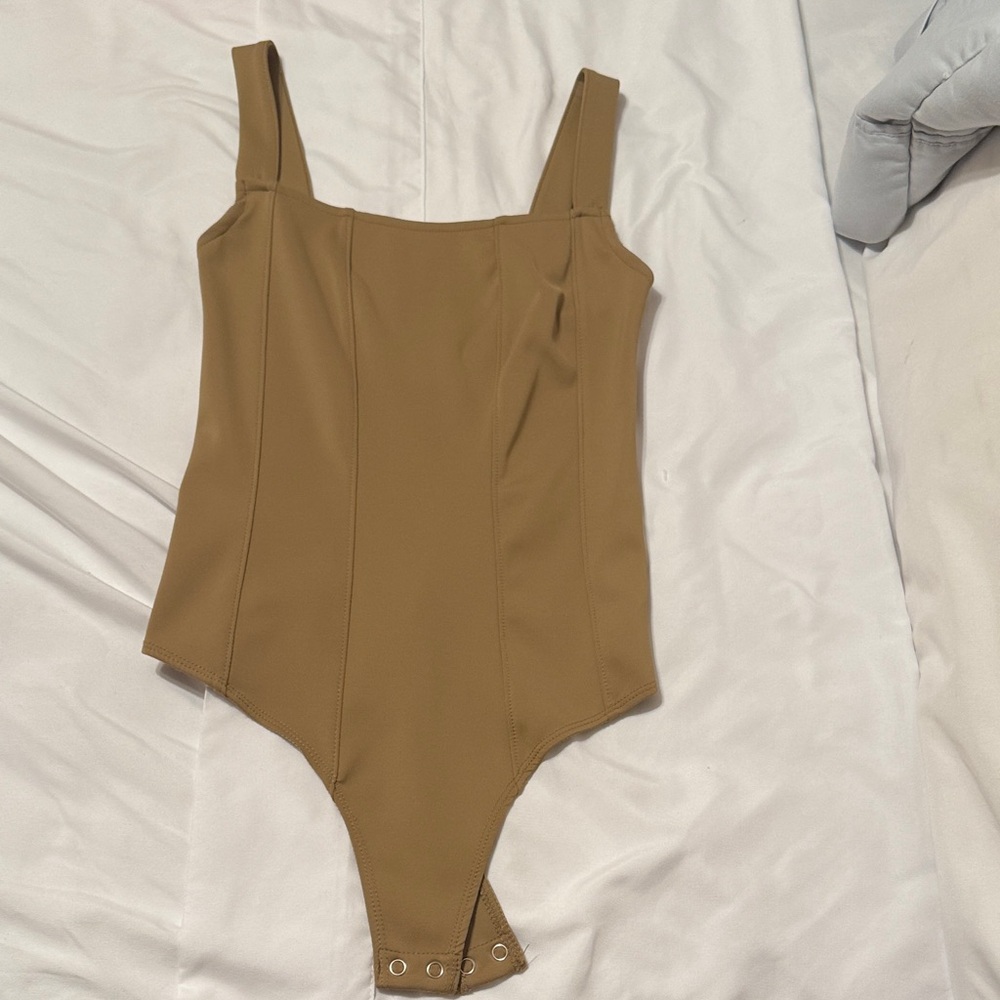 Good American Tan Bodysuit